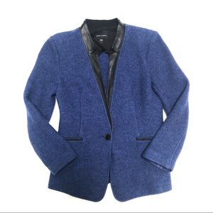 Judith and Charles Wool & Leather Blazer 6